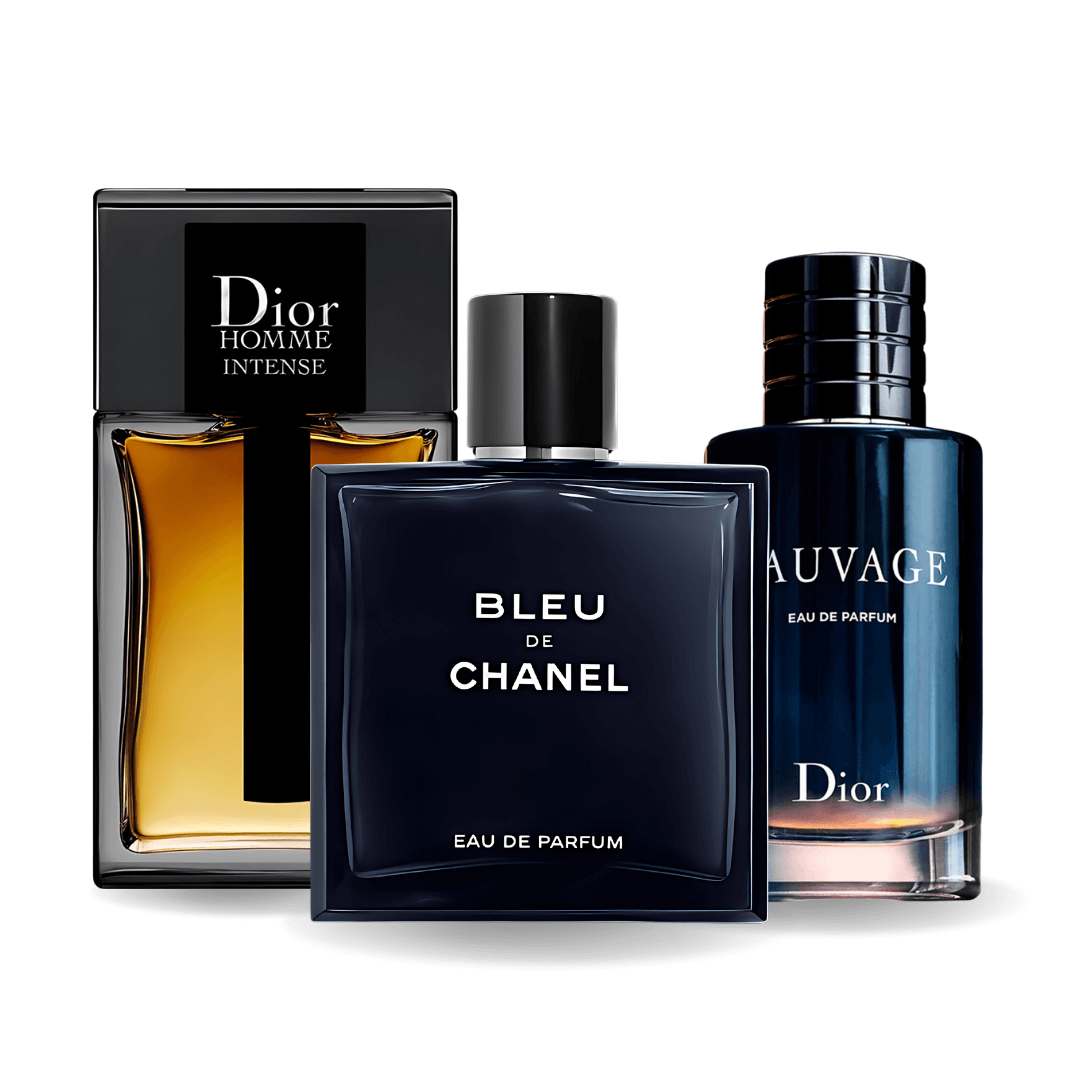 Zestaw 3 Perfum | Sauvage · Bleu de Chanel · Dior Homme Intense