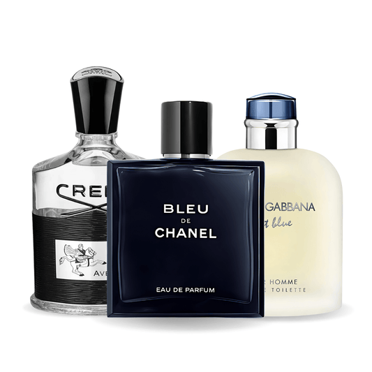 Zestaw 3 Perfum | Bleu de Chanel · Creed Aventus · Light Blue