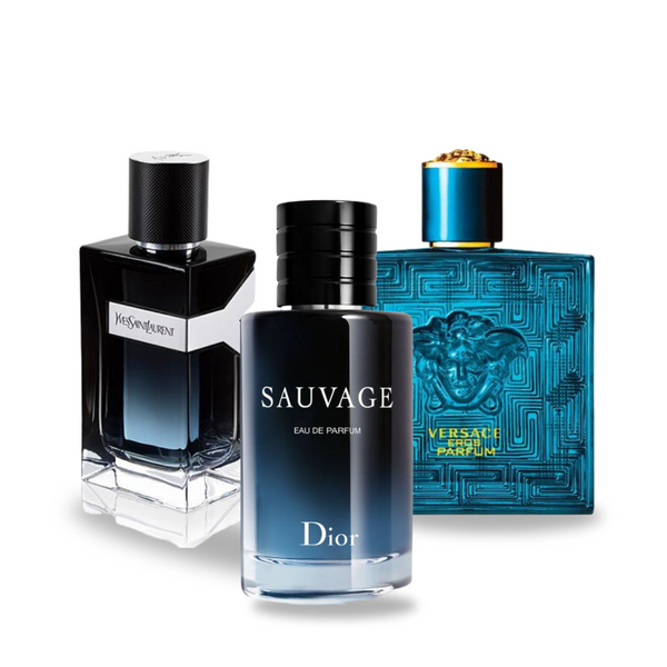Zestaw 3 Perfum | Sauvage · YSL Y · Eros
