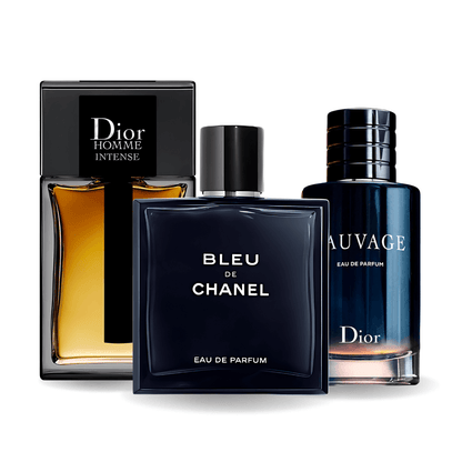 Zestaw 3 Perfum | Sauvage · Bleu de Chanel · Dior Homme Intense