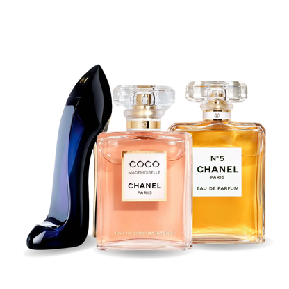 Zestaw 3 Perfum | Good Girl · Coco Mademoiselle · Chanel N°5