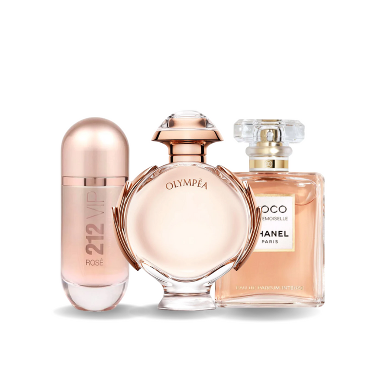 Zestaw 3 Perfum | 212 VIP Rosé · Olympéa · Coco Mademoiselle