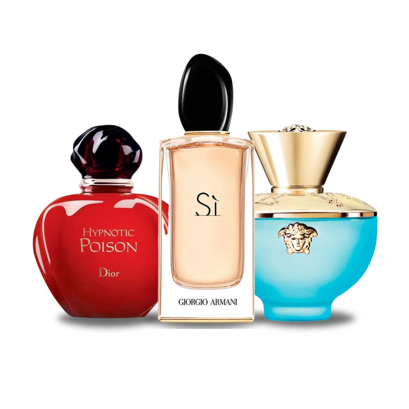 Zestaw 3 Perfum | Hypnotic Poison · Armani Sì · Dylan Turquoise
