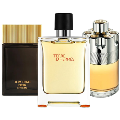 Zestaw 3 Perfum | Terre d'Hermès · Azzaro Wanted · Noir Extreme