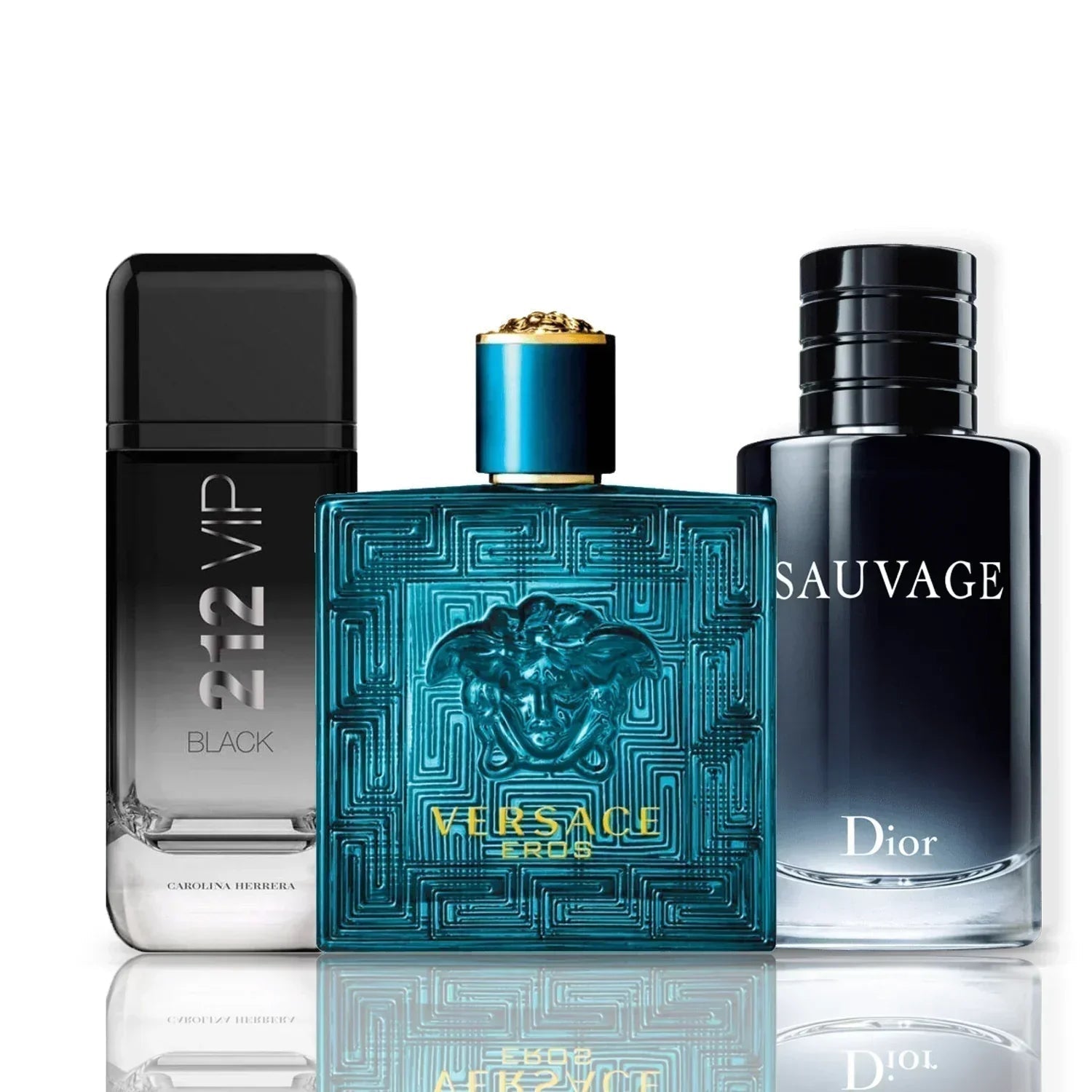 Zestaw 3 Perfum | Eros · Sauvage · 212 VIP Black