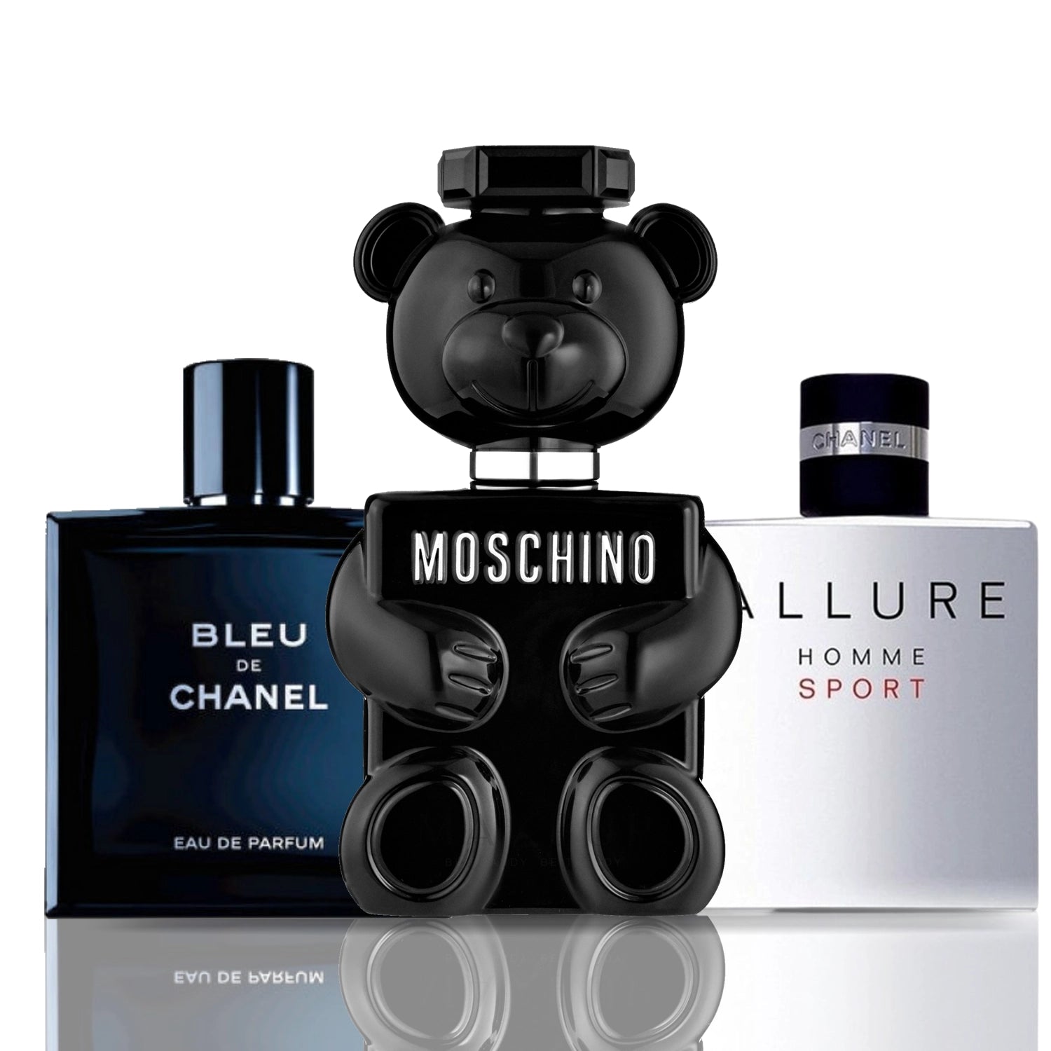 Zestaw 3 Perfum | Toy Boy · Bleu de Chanel · Allure Homme Sport